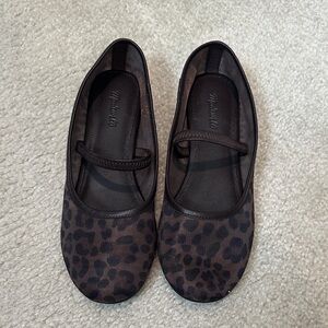 Madewell Leopard mesh flats